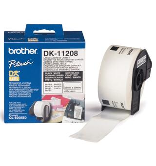 Etikett BROTHER DK11208 adr 38x90mm 400